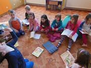 Návtěva prvňáčků ve školce